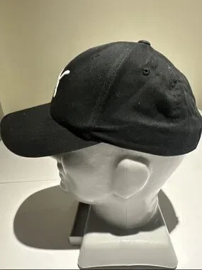 Puma | Accessories | Puma Black Cap With White Puma Logo | Poshmark